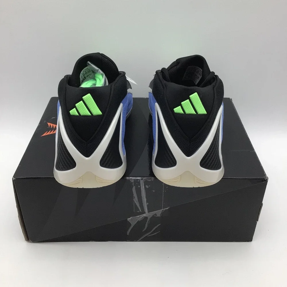 Adidas Anthony Edwards 2 Mens Size 8.5 Basketball Shoes Blue Green JR4359 NEW